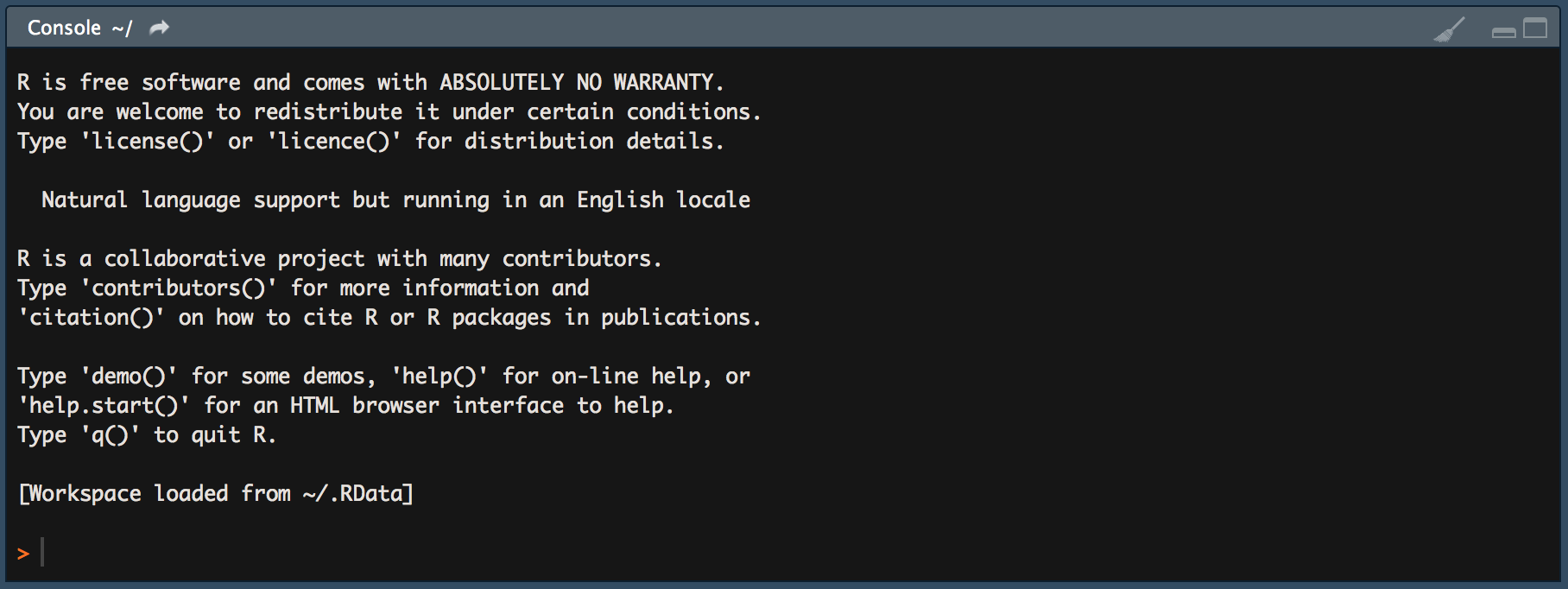 Running R in the Mac/OSX terminal.